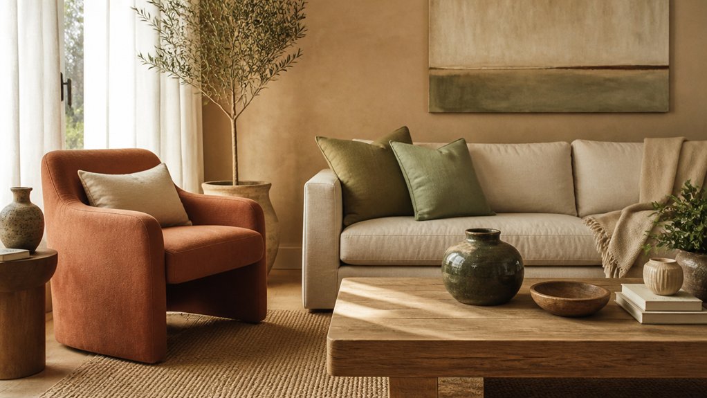balanced earthy tone color palette
