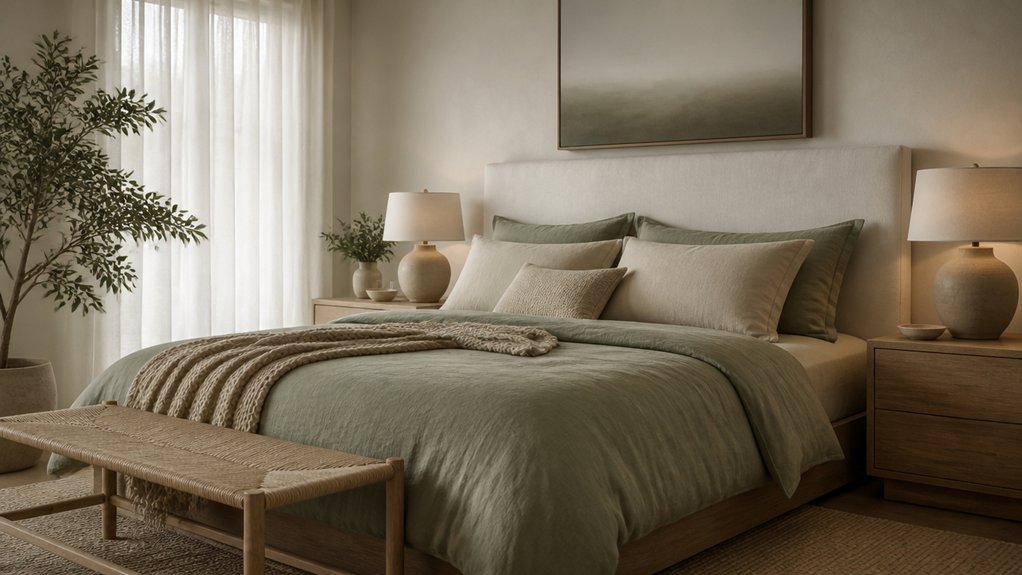 calming bedroom color combinations