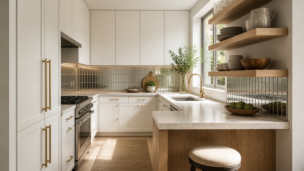 cohesive space saving kitchen decor