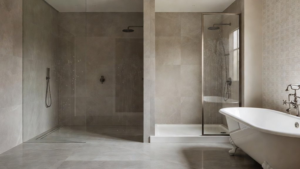 comparing wet and traditional bathrooms