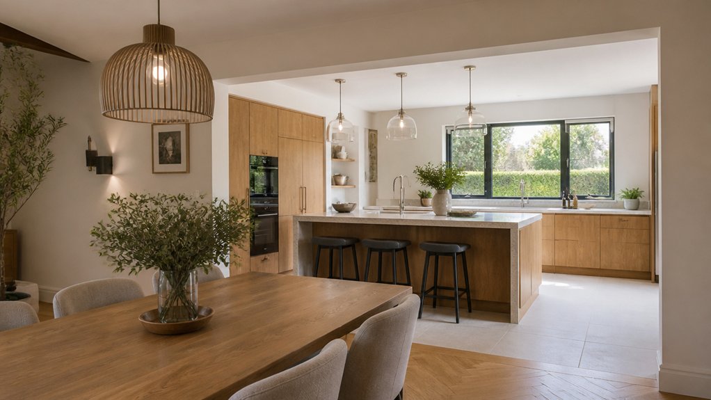 design functional open plan space