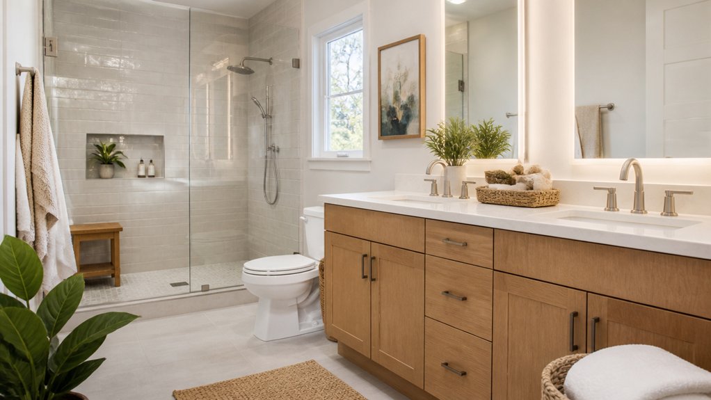 durable slip resistant bathroom finishes