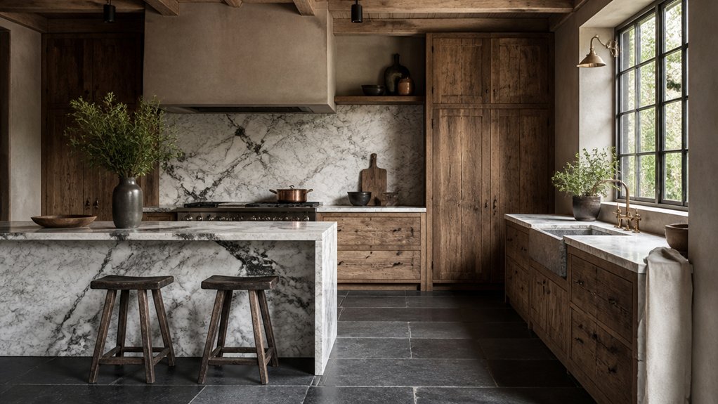 harmonious reclaimed material selection