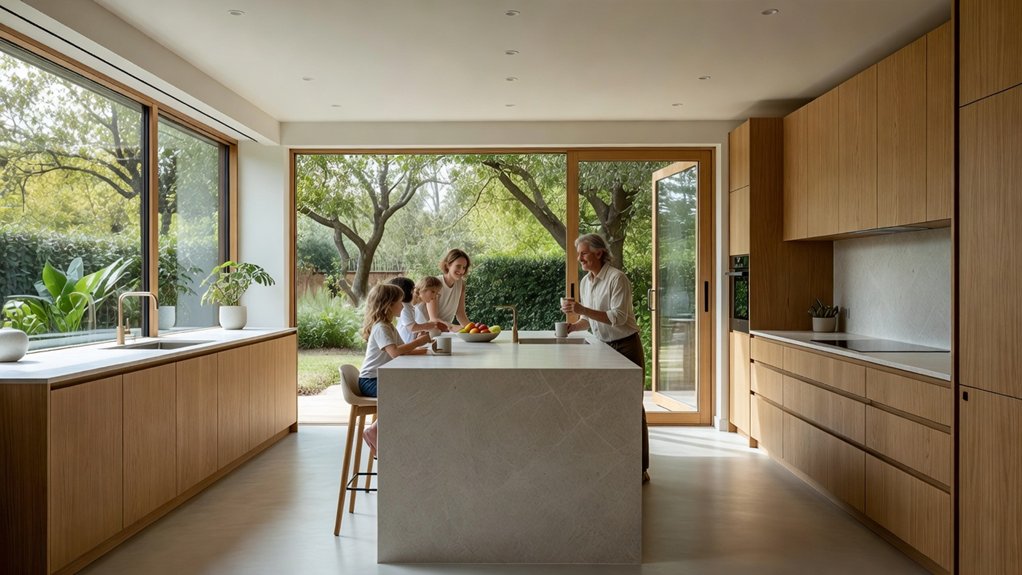 kitchen extension for families