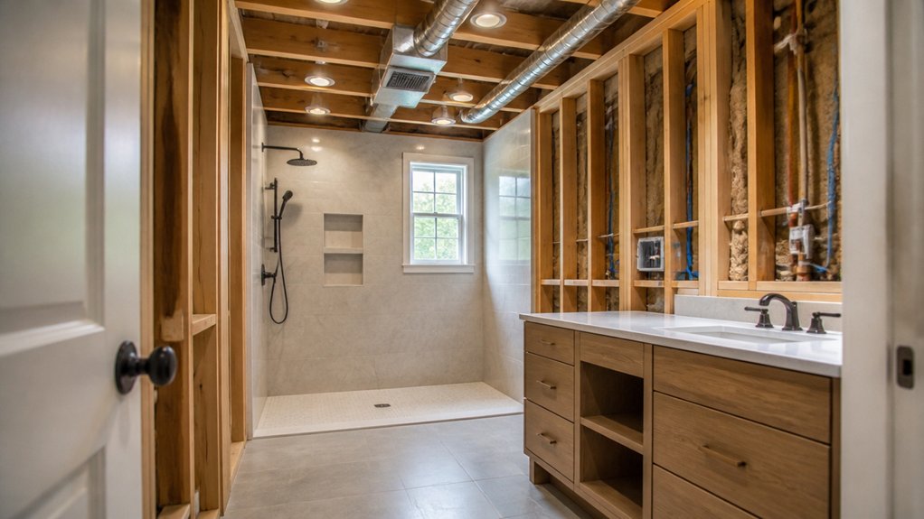 plan for efficient bathroom layout