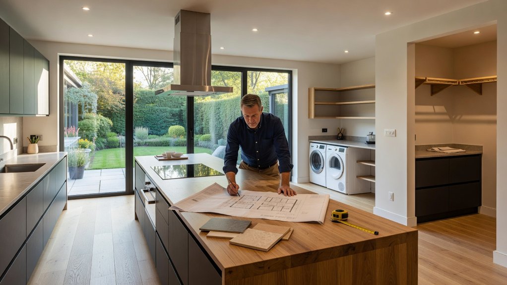 planning kitchen extension steps