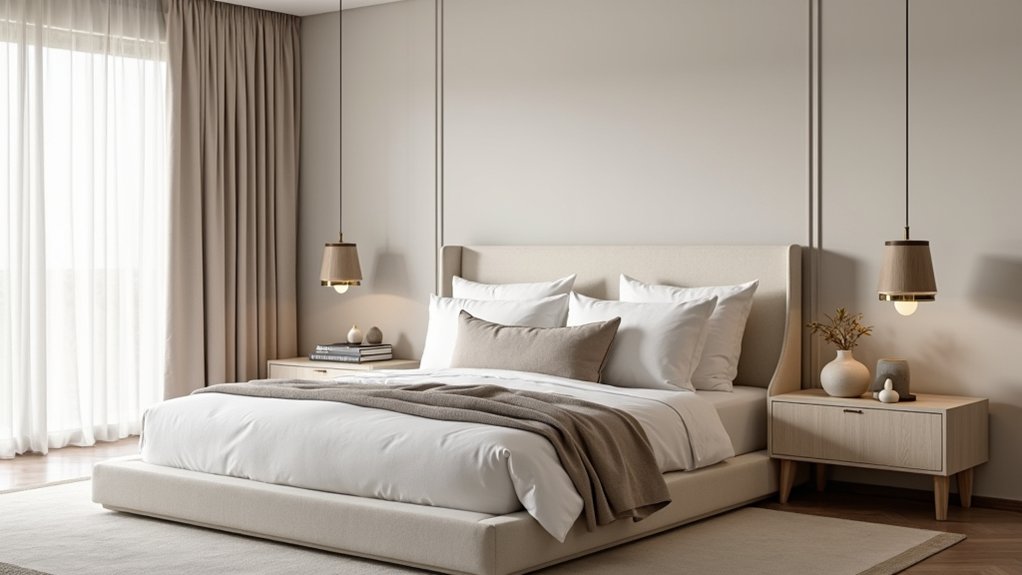 serene hotel inspired bedroom