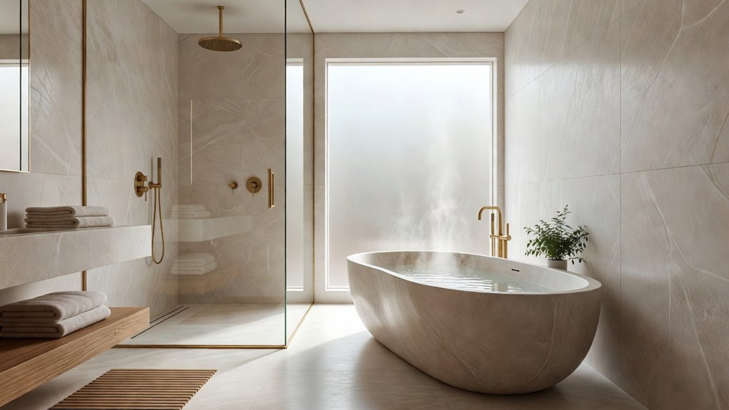 spa style bathroom design