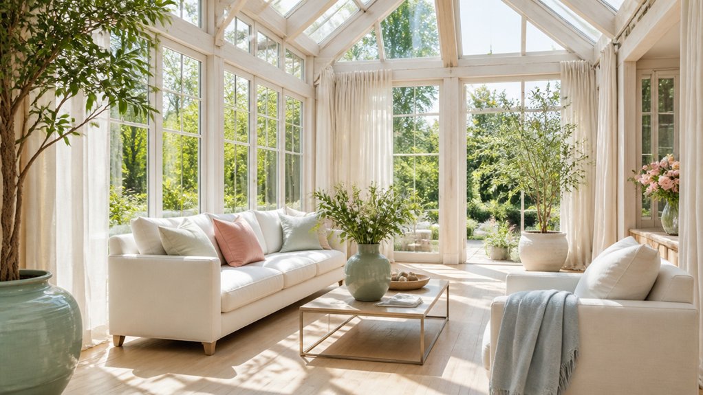 subtle pastel accent placement