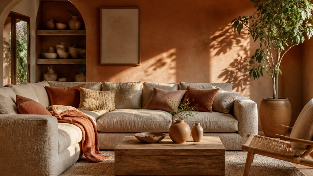 warm earthy inviting hues